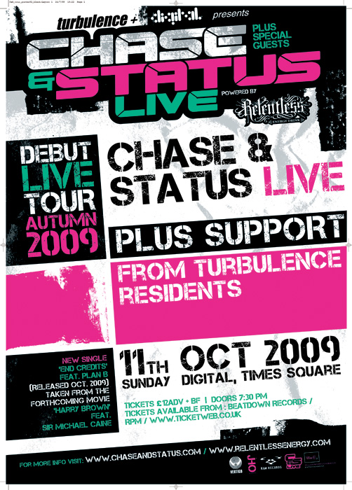 chase and status live. The Chase amp; Status logo